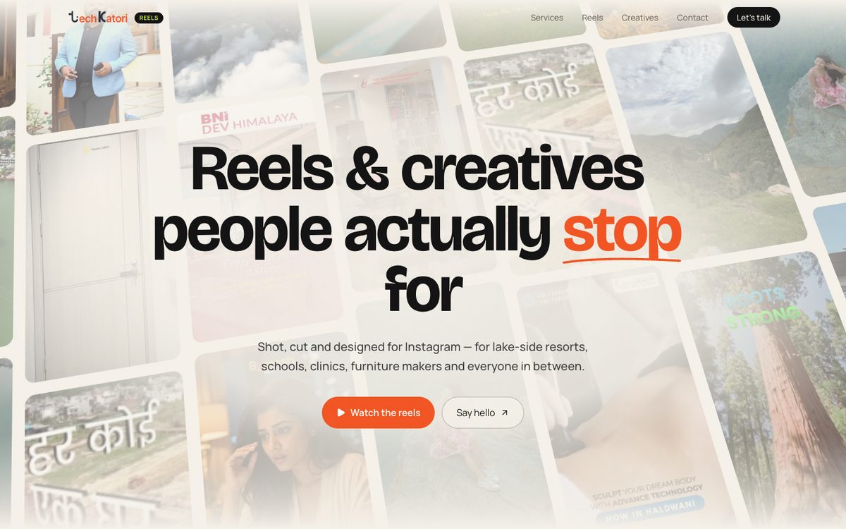Reels & Creatives portfolio